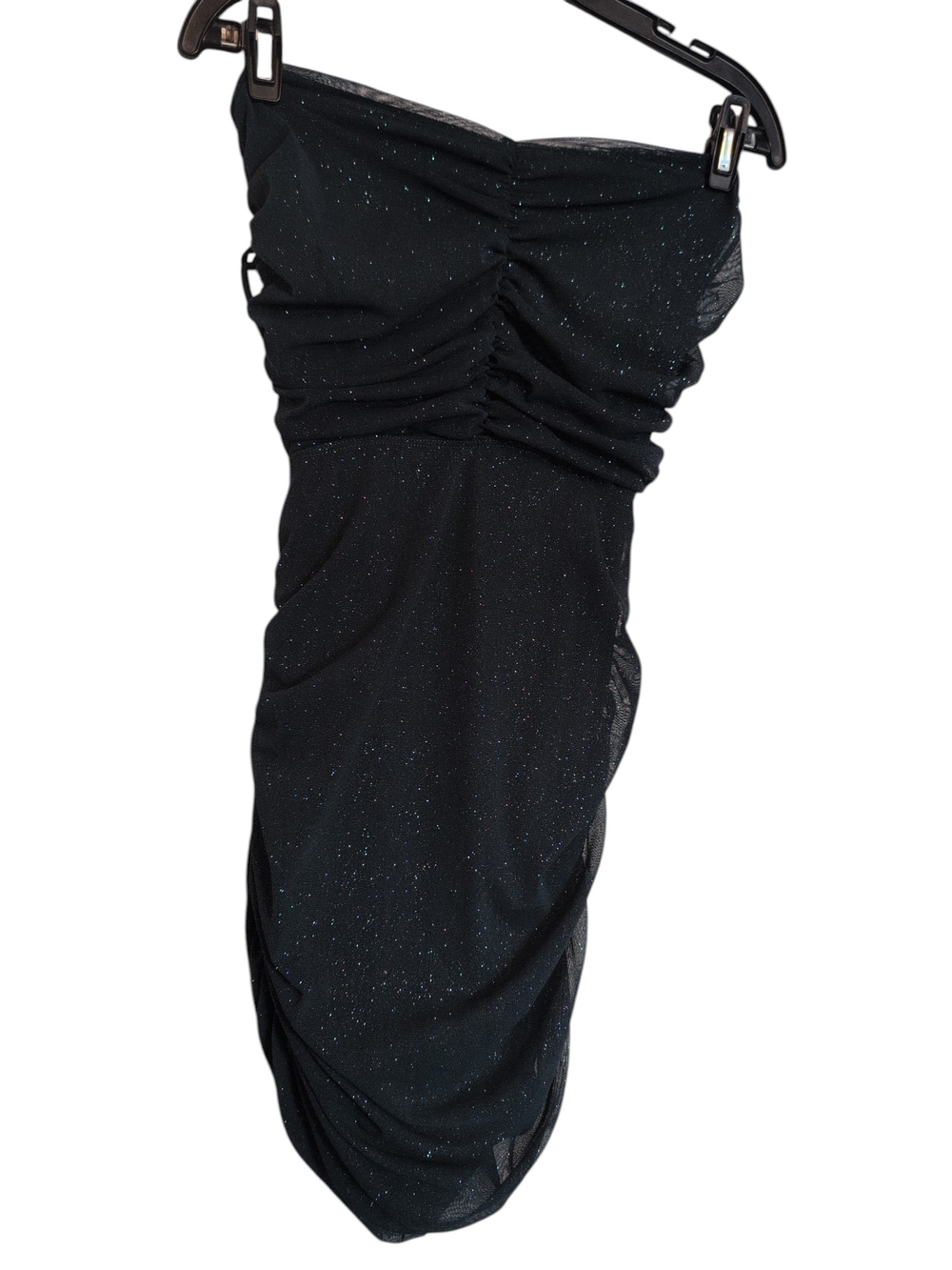 Strapless Forest Green Glitter Women’s Dress